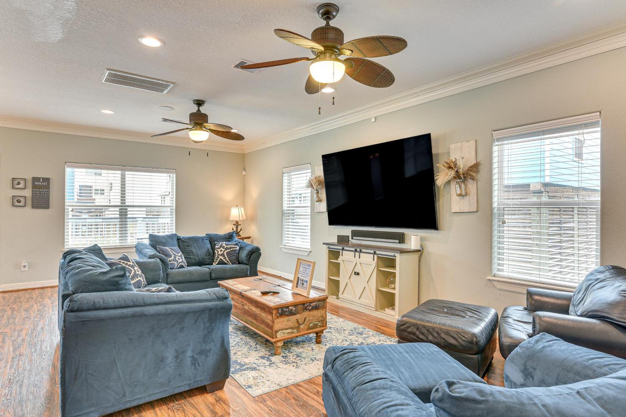 Large Group Gulf Retreat, Steps To Surfside Beach! المظهر الخارجي الصورة